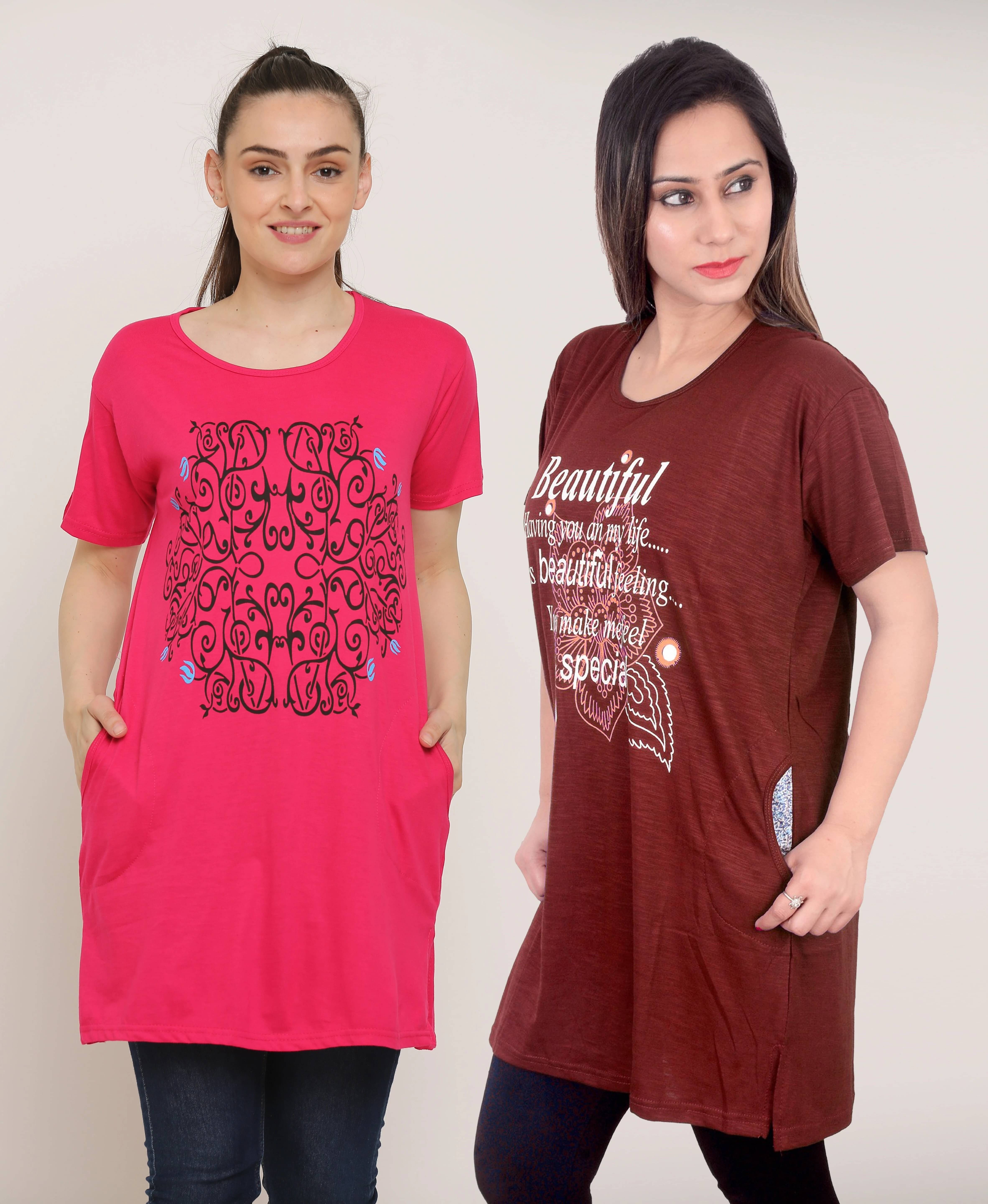    			Ddaspration Women's Cotton Blend Regular Top ( Multicolor )