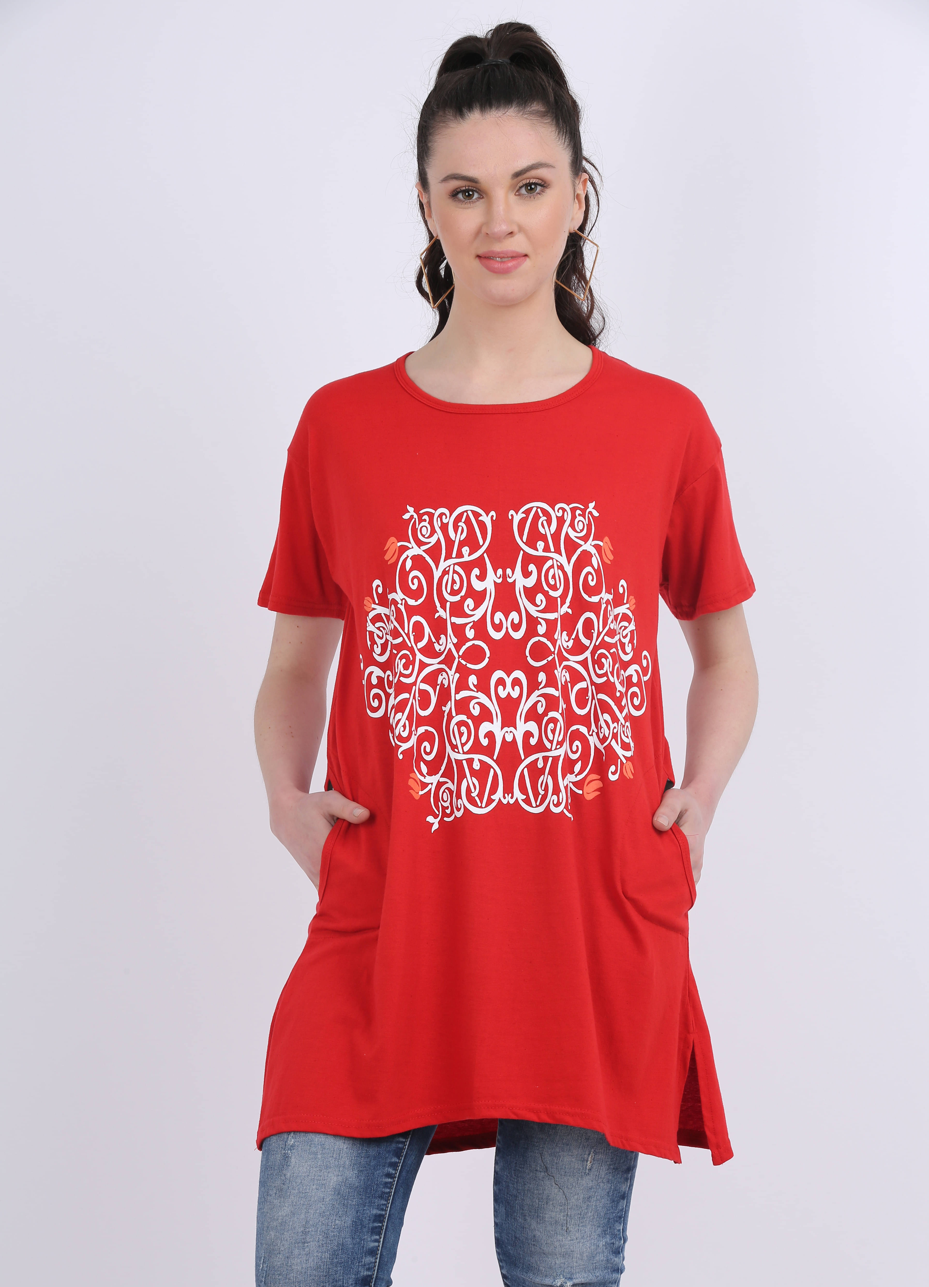 Ddaspration Women's Cotton Blend Regular Top ( Multicolor ) Ddaspration Women's Cotton Blend Regular Top ( Multicolor )