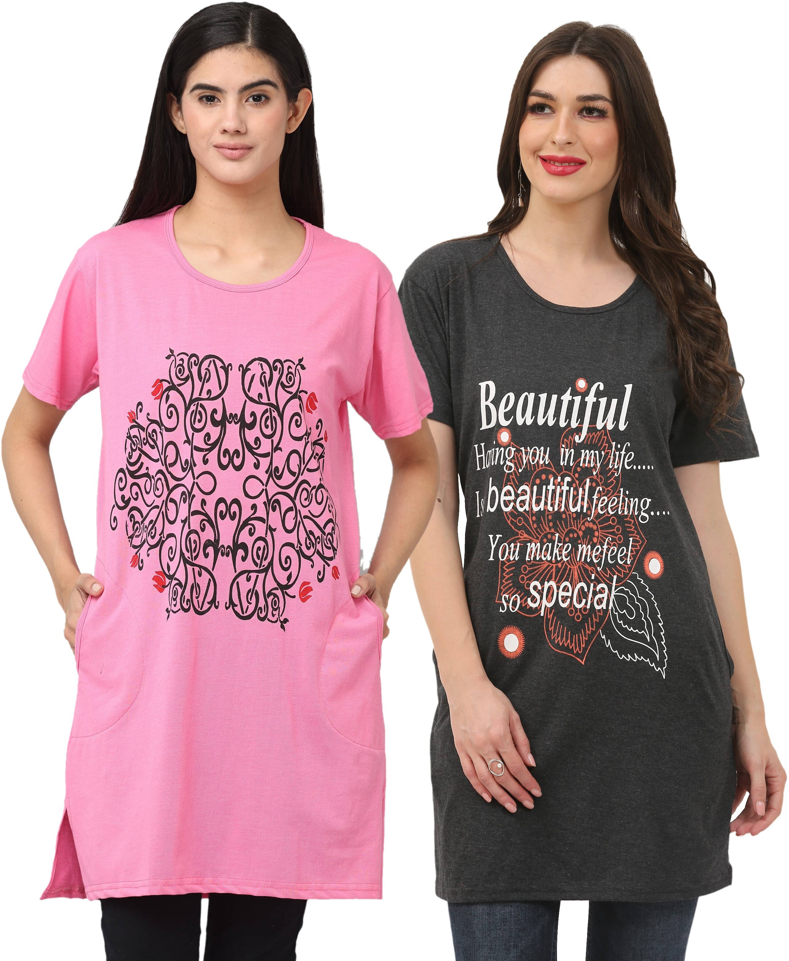 Ddaspration Women's Cotton Blend Regular Top ( Multicolor ) Ddaspration Women's Cotton Blend Regular Top ( Multicolor )