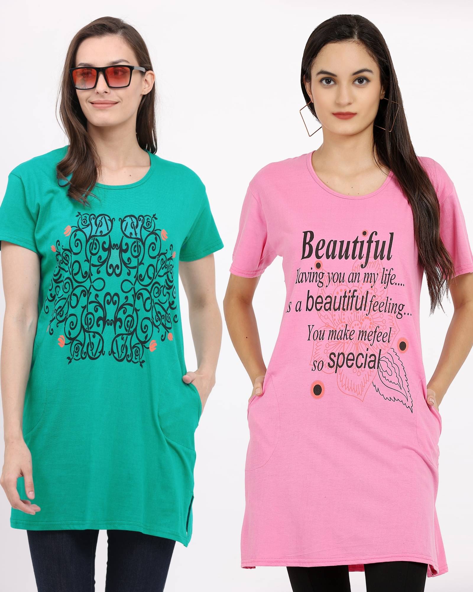 Ddaspration Women's Cotton Blend Regular Top ( Multicolor ) Ddaspration Women's Cotton Blend Regular Top ( Multicolor )