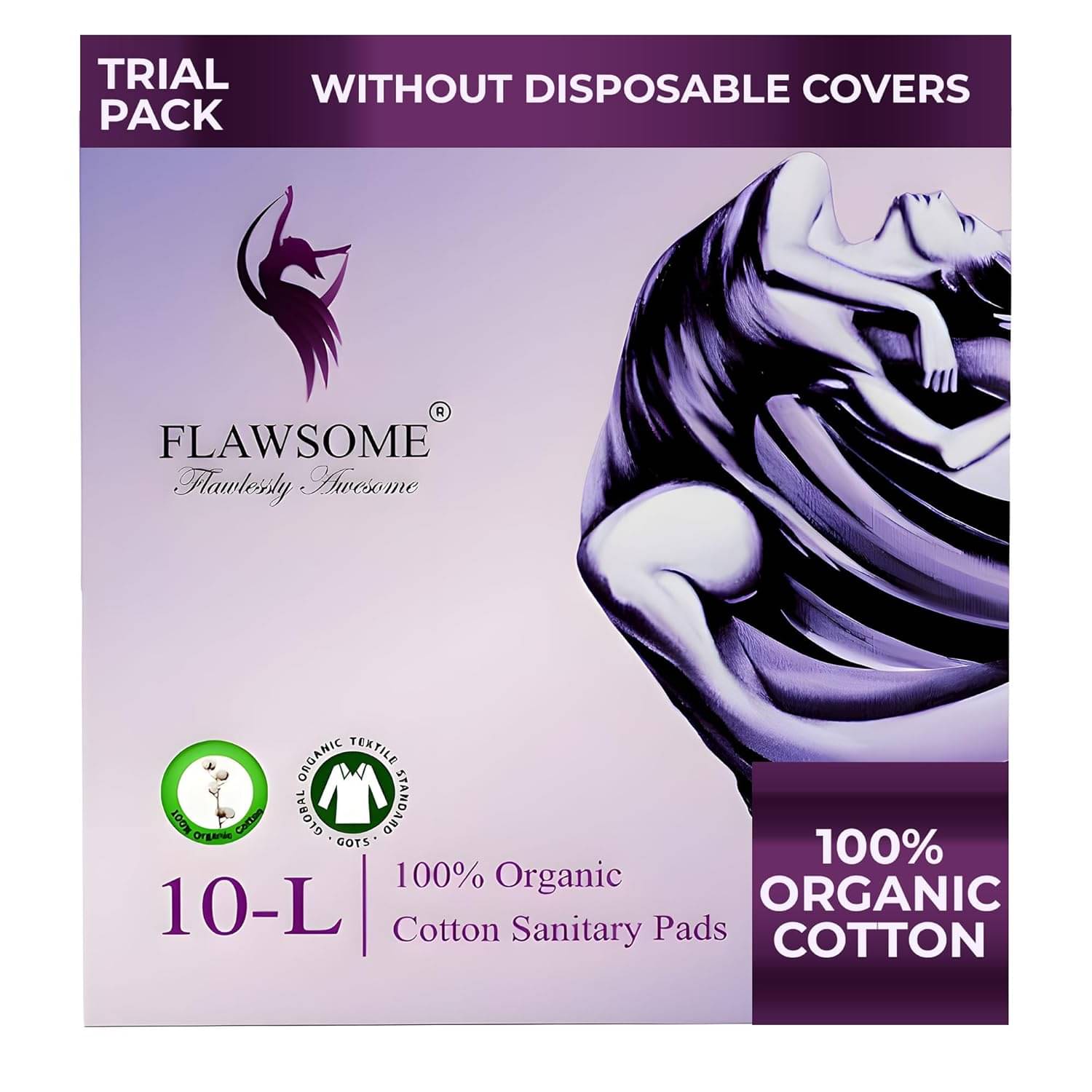     			FLAWSOME Cottony Large Ultra Thin Sanitary Pad