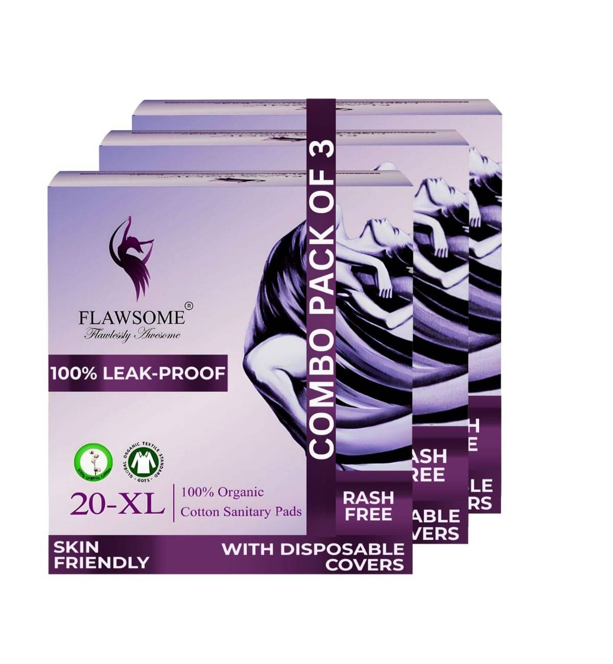     			FLAWSOME Cottony XL Ultra Thin Sanitary Pad