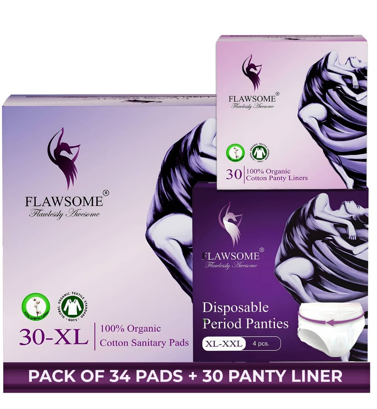     			FLAWSOME Cottony XL Ultra Thin Sanitary Pad