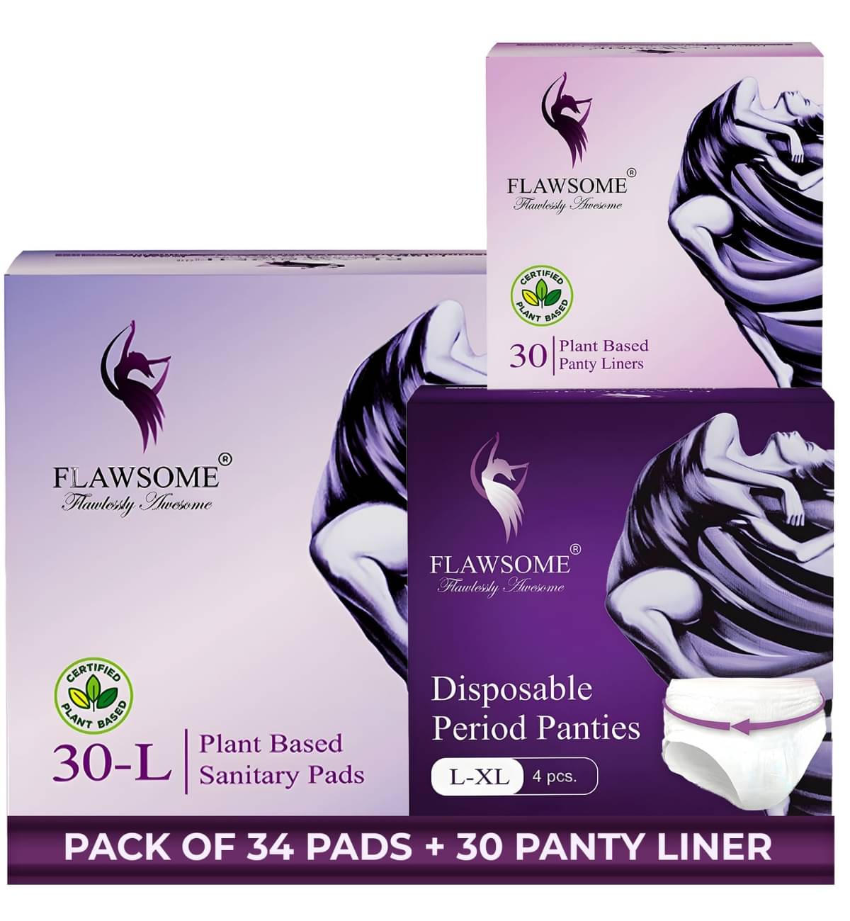     			FLAWSOME Dry Large Ultra Thin Sanitary Pad