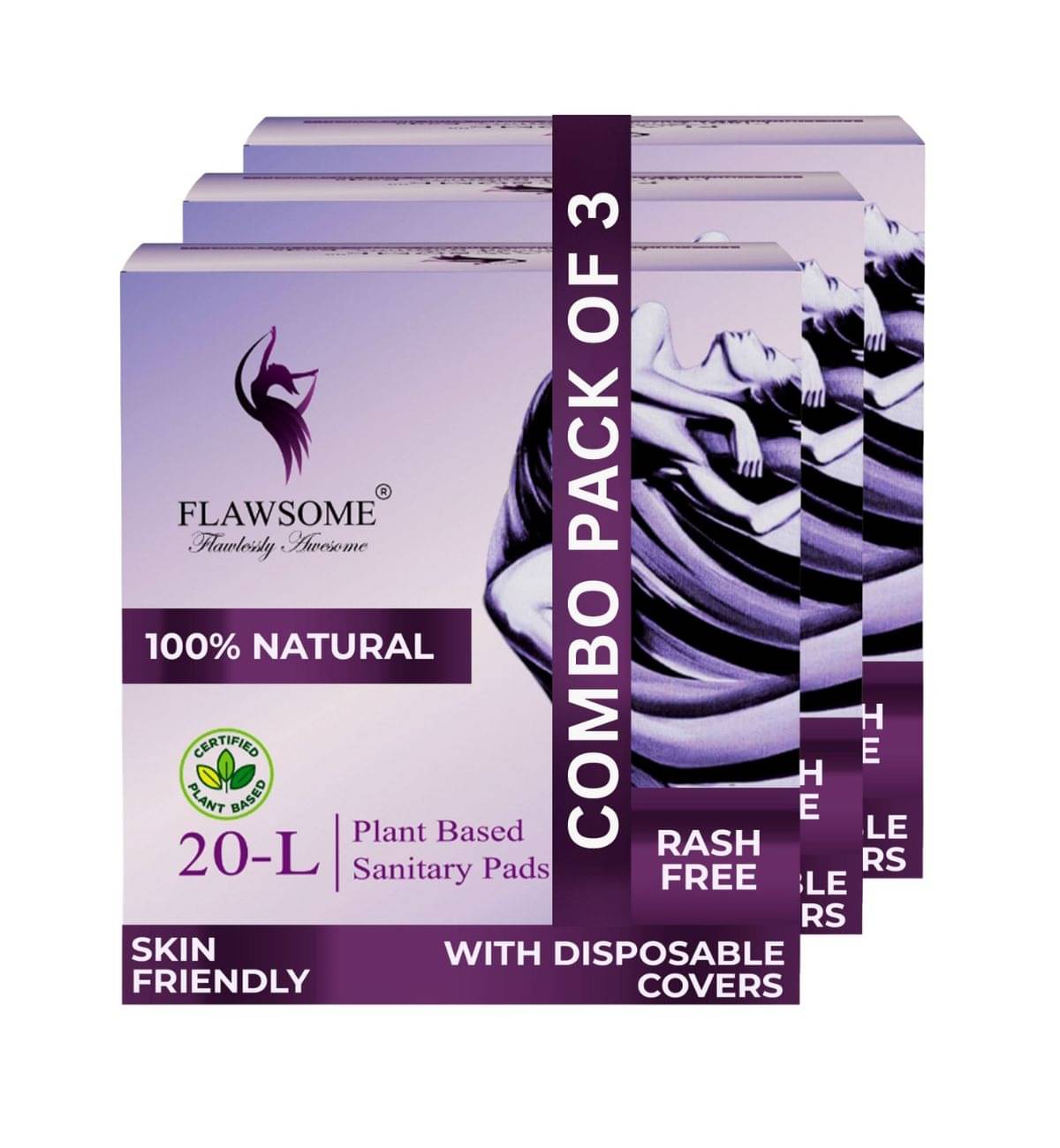     			FLAWSOME Dry Large Ultra Thin Sanitary Pad