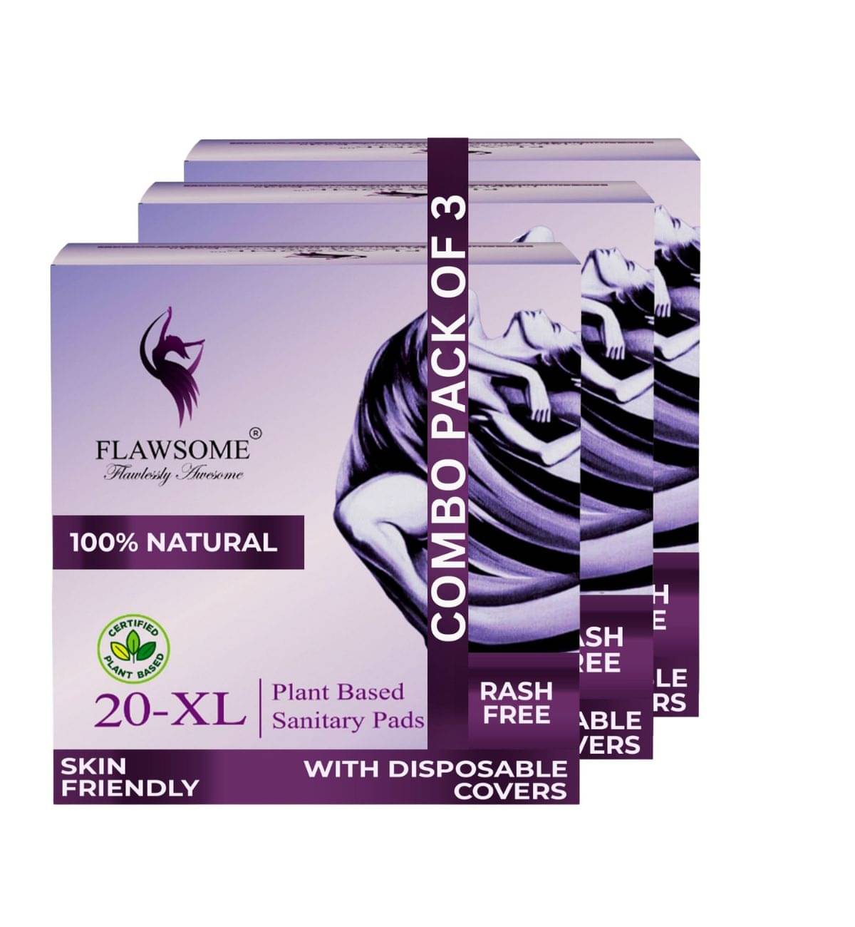     			FLAWSOME Dry Large Ultra Thin Sanitary Pad