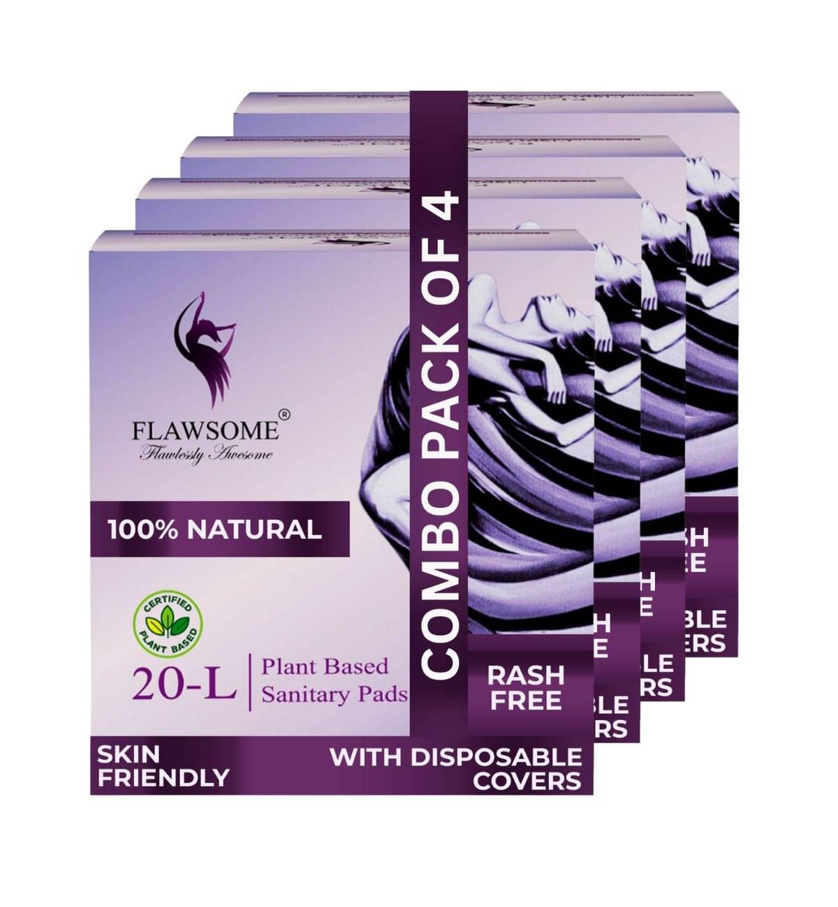     			FLAWSOME Dry Large Ultra Thin Sanitary Pad