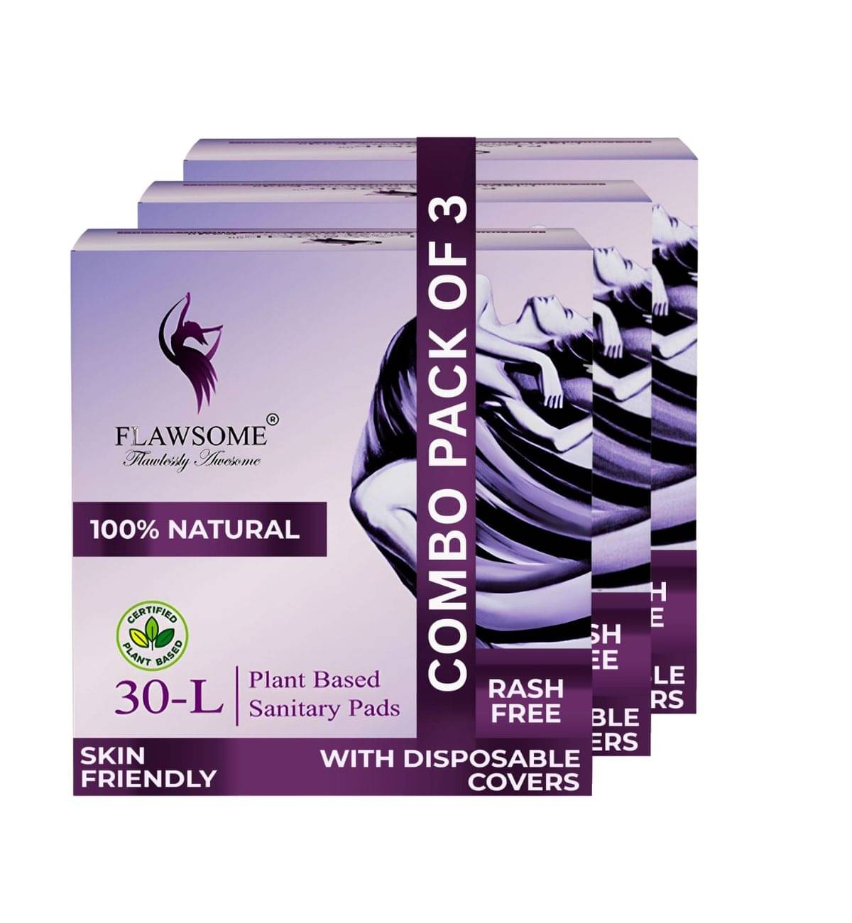    			FLAWSOME Dry Large Ultra Thin Sanitary Pad