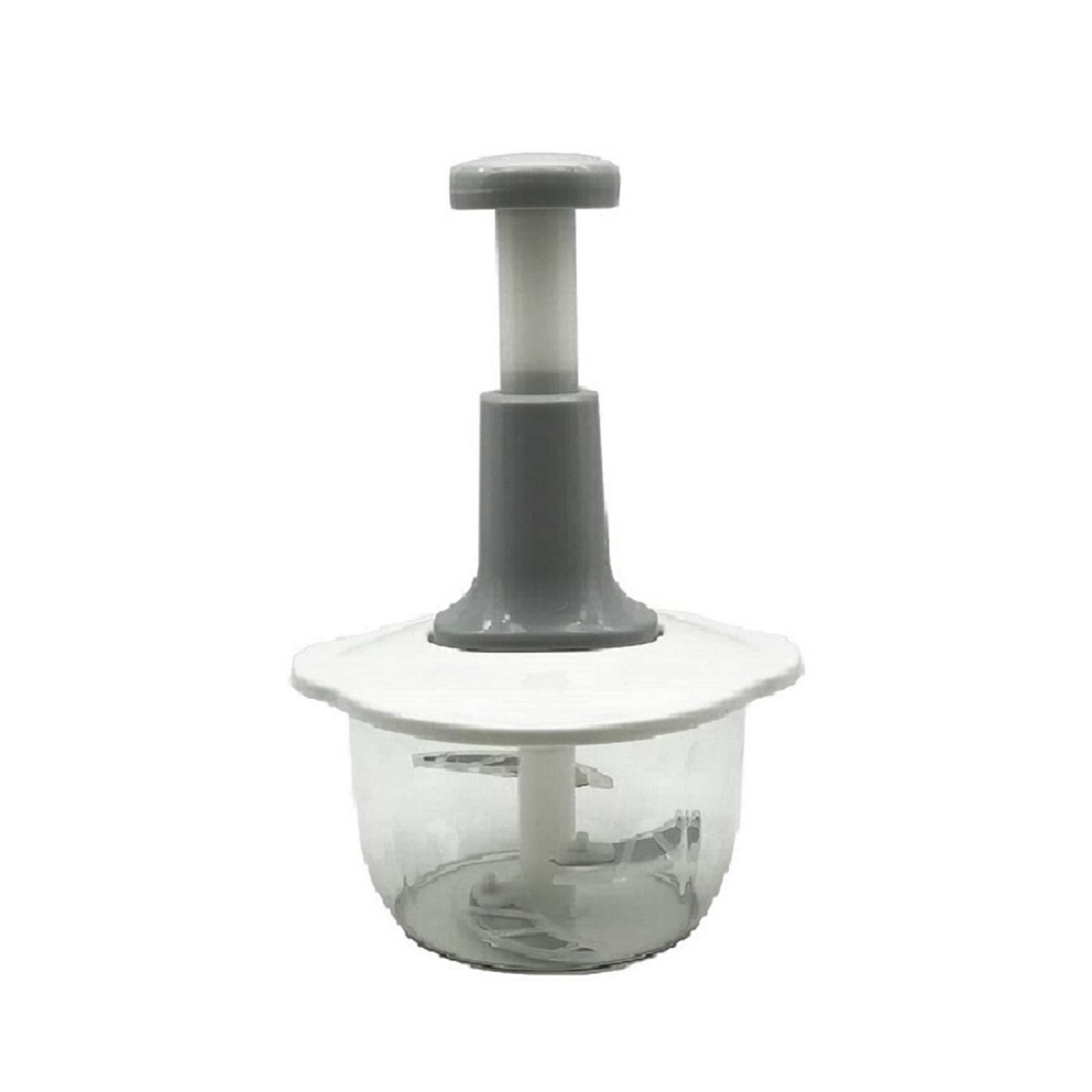     			HINGOL Vegetable Mincer and Meat/Double Layer/Stainless Steel Blade/Chopping for Vegetables/Fruit/Multi-Purpose for Meat Stuffing/Bun Stuffing / 1.5L (Grey)