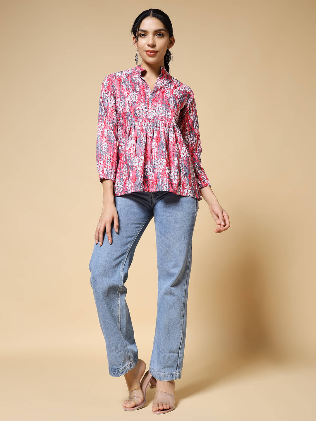 Istyle Can Women's Cotton Regular Top ( Multicolor ) Istyle Can Women's Cotton Regular Top ( Multicolor )