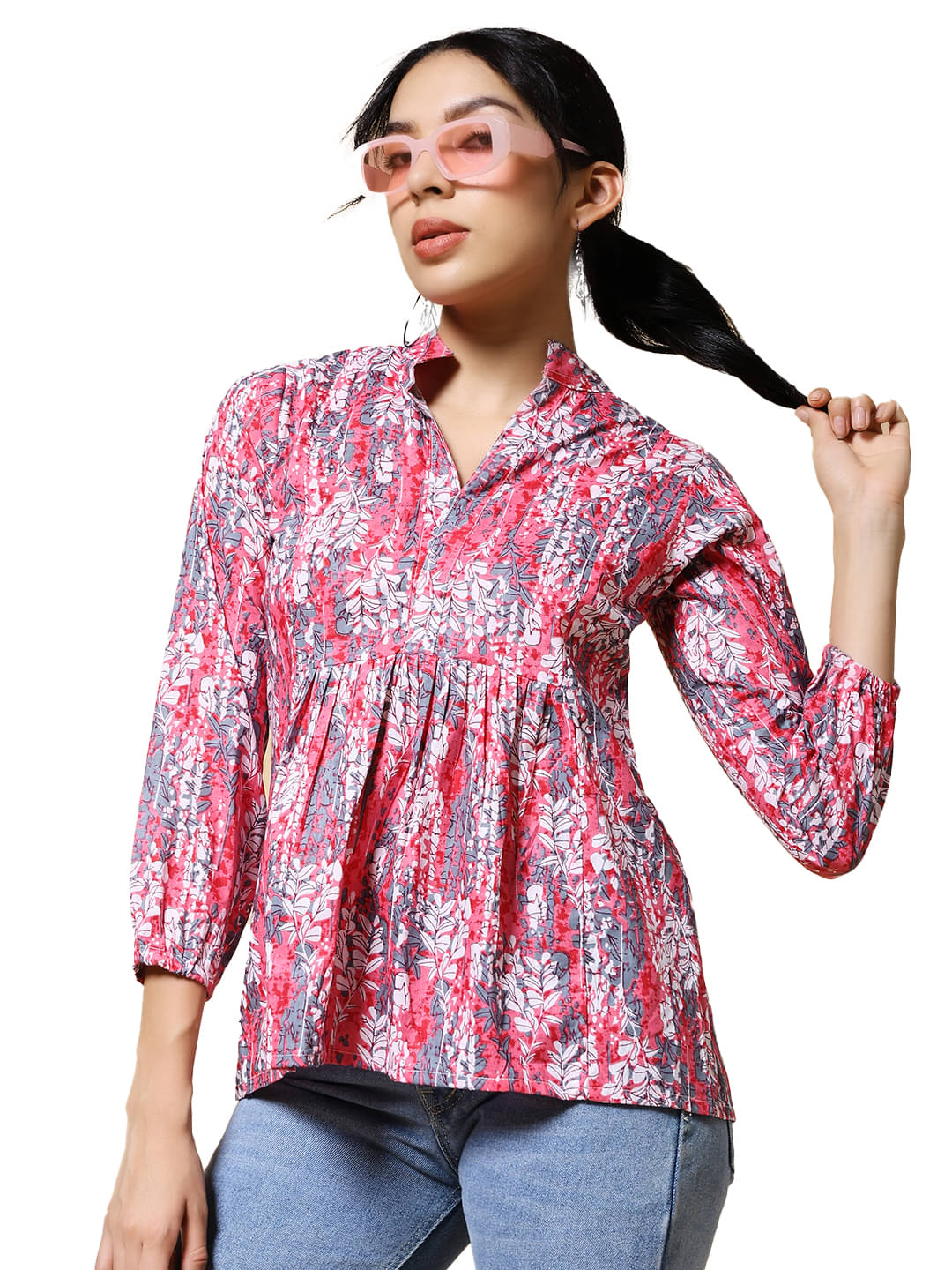 Istyle Can Women's Cotton Regular Top ( Multicolor ) Istyle Can Women's Cotton Regular Top ( Multicolor )