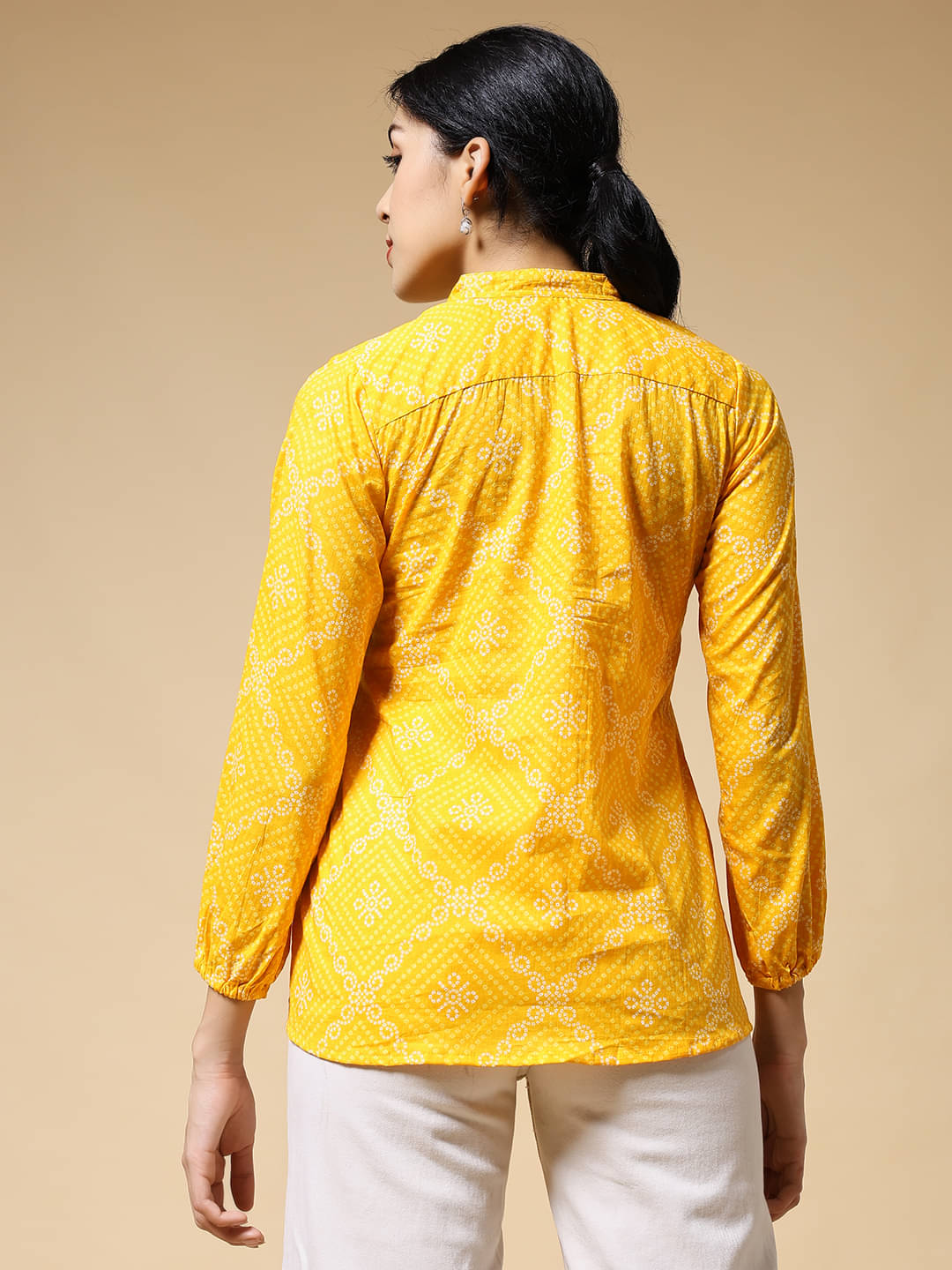     			Istyle Can Women's Cotton Regular Top ( Yellow )
