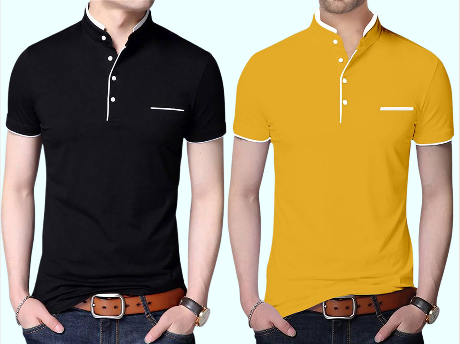 Letsshine Men Cotton Blend Regular Fit Solid T-Shirt ( Multicolor2 ) Letsshine Men Cotton Blend Regular Fit Solid T-Shirt ( Multicolor2 )