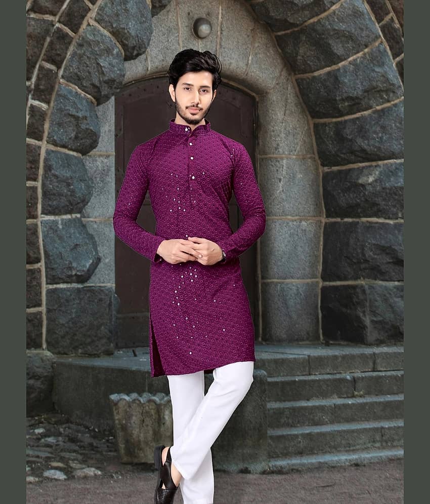 MENTIFIC Yellow Viscose Men's Regular Kurta ( Pack of 1 ) - Kurtas & Kurta Sets | Buy online on ZillyBuy