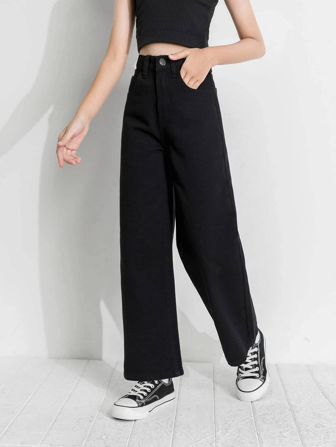     			Mercel Women's Flared High-Rise Jeans ( Black )