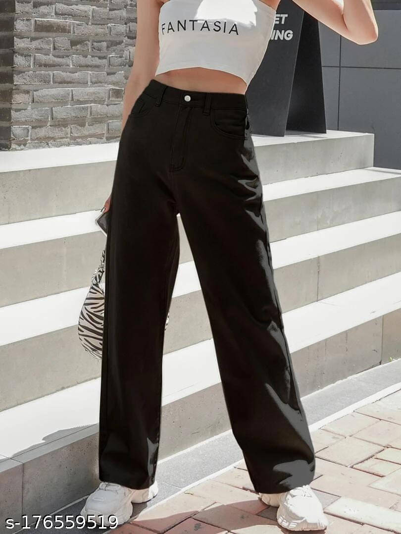     			Mercel Women's Regular Fit High-Rise Jeans ( Black )