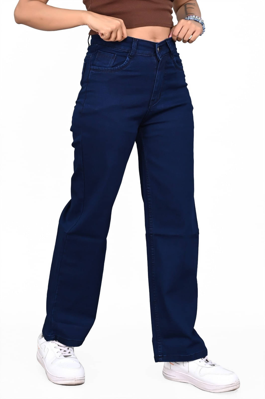     			Mercel Women's Regular Fit High-Rise Jeans ( Dark Blue )