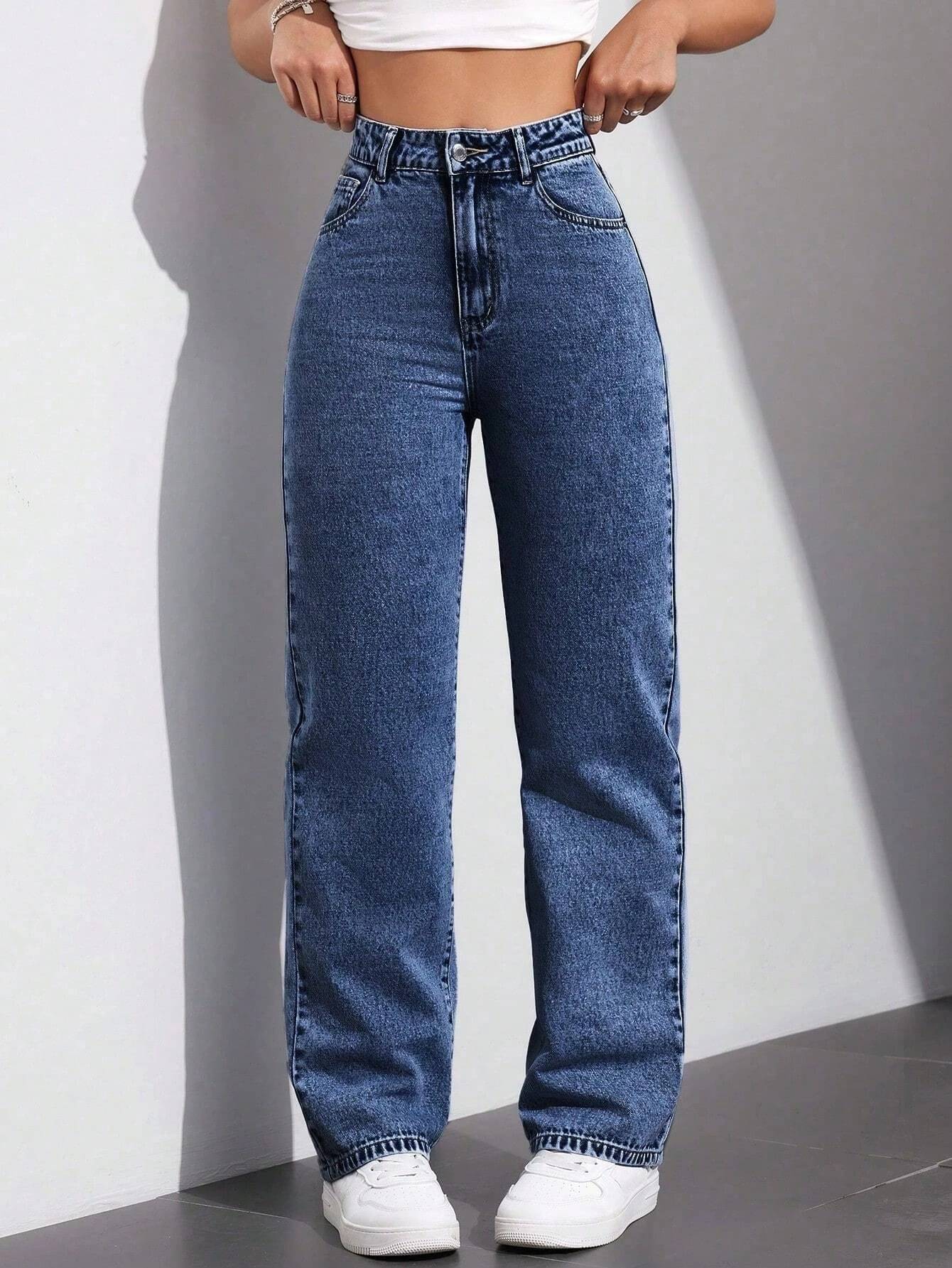     			Mercel Women's Regular Fit High-Rise Jeans ( Dark Blue )