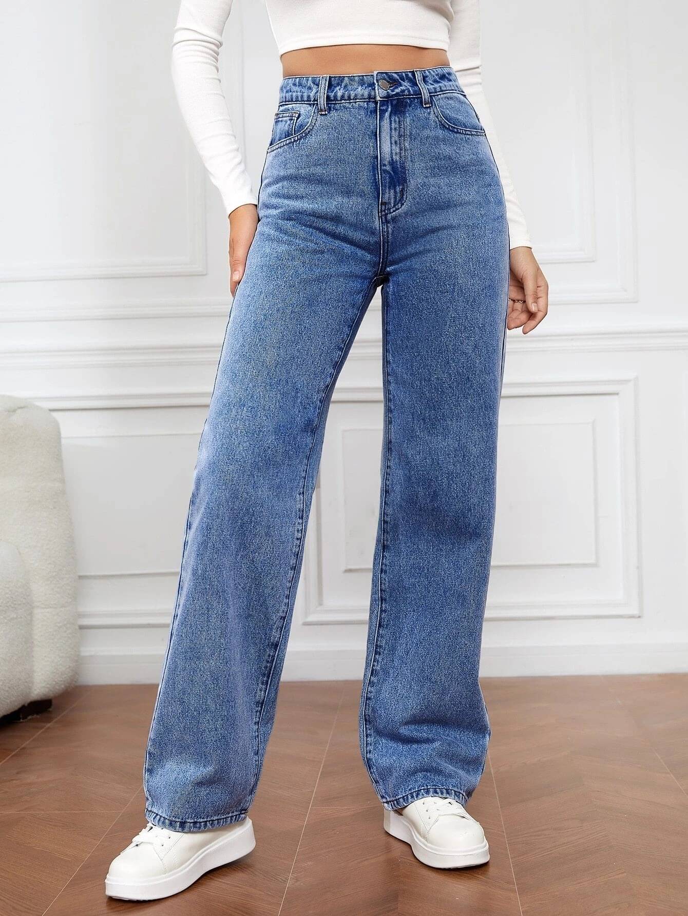     			Mercel Women's Regular Fit High-Rise Jeans ( Light Blue )