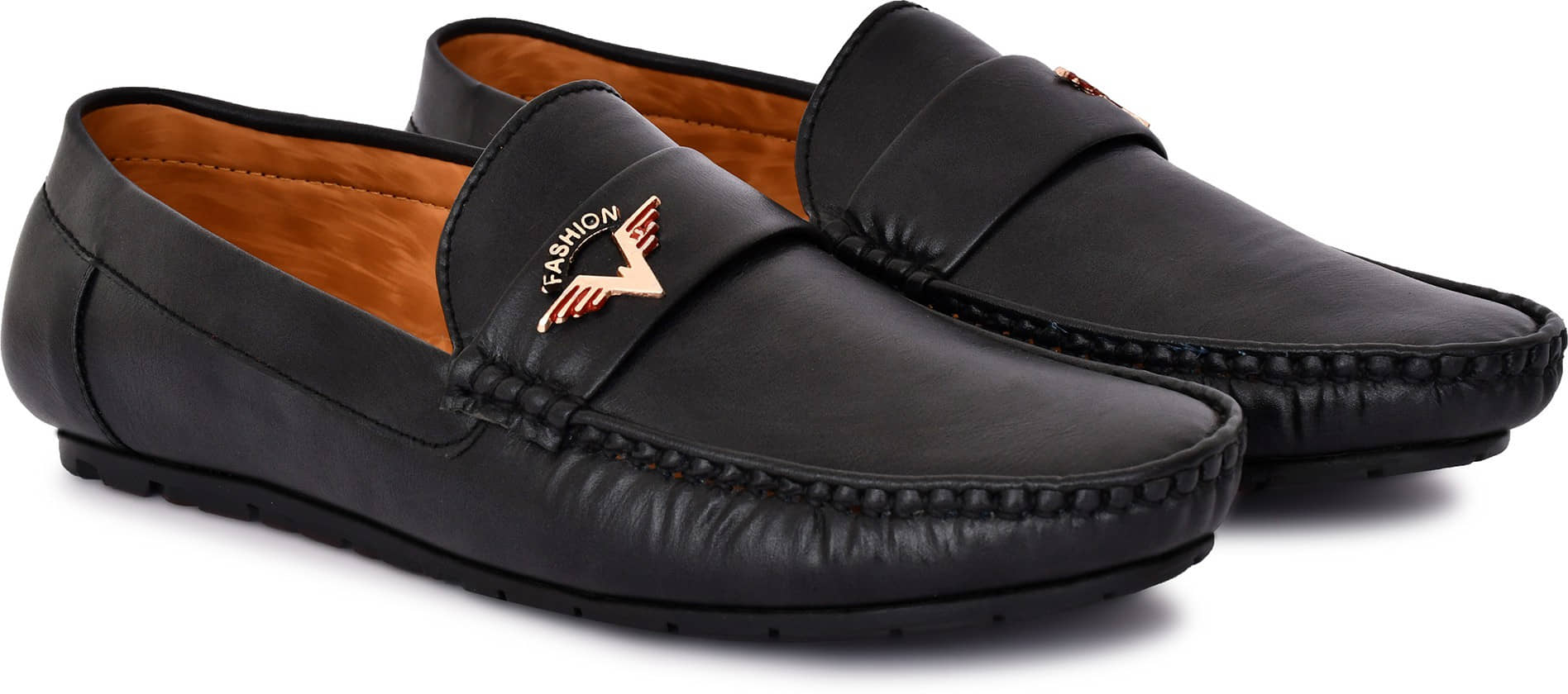 Lakhani Aashirwad E-757-Black Black Men's Lifestyle Shoes