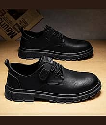 OZJI Black Men's Slip-on Shoes