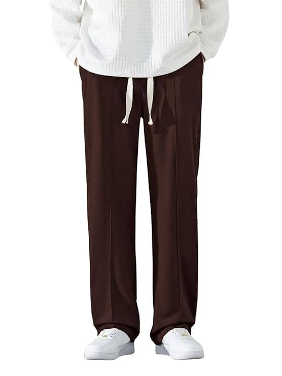    			PAVICHA Regular Flat Men's Trouser - Dark Brown ( Pack of 1 )