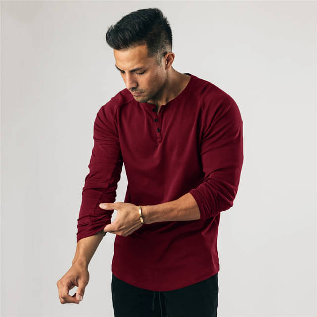     			Pink Angel Men 100% Cotton Slim Fit Solid T-Shirt ( Maroon )
