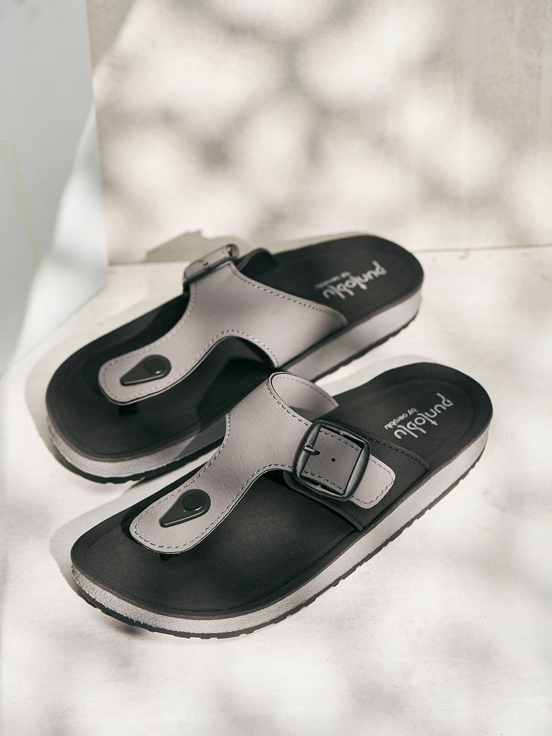     			Puntoblu Grey Men's Daily Slipper