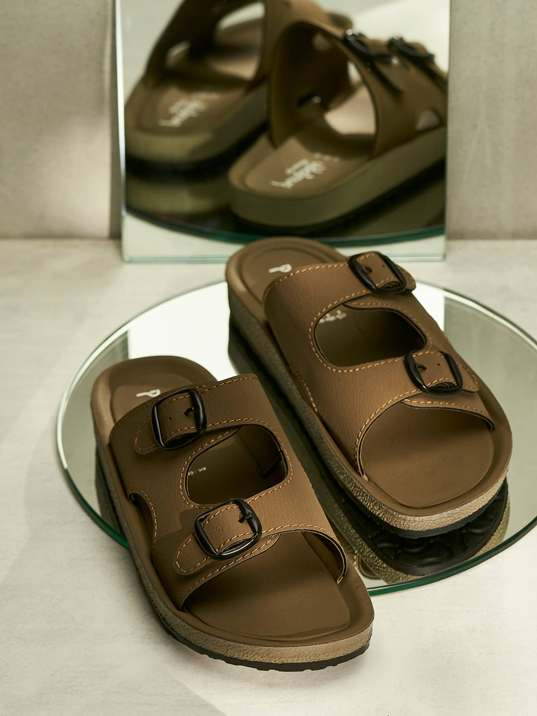     			Puntoblu Olive Men's Daily Slipper