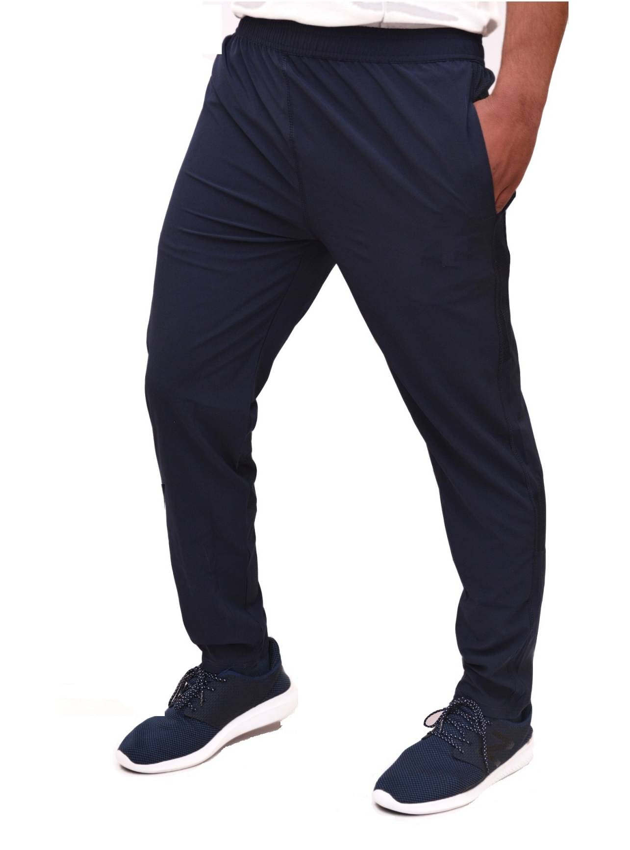 RAN BOLT Navy Polyester Men's Trackpants ( Pack of 1 ) RAN BOLT Navy Polyester Men's Trackpants ( Pack of 1 )