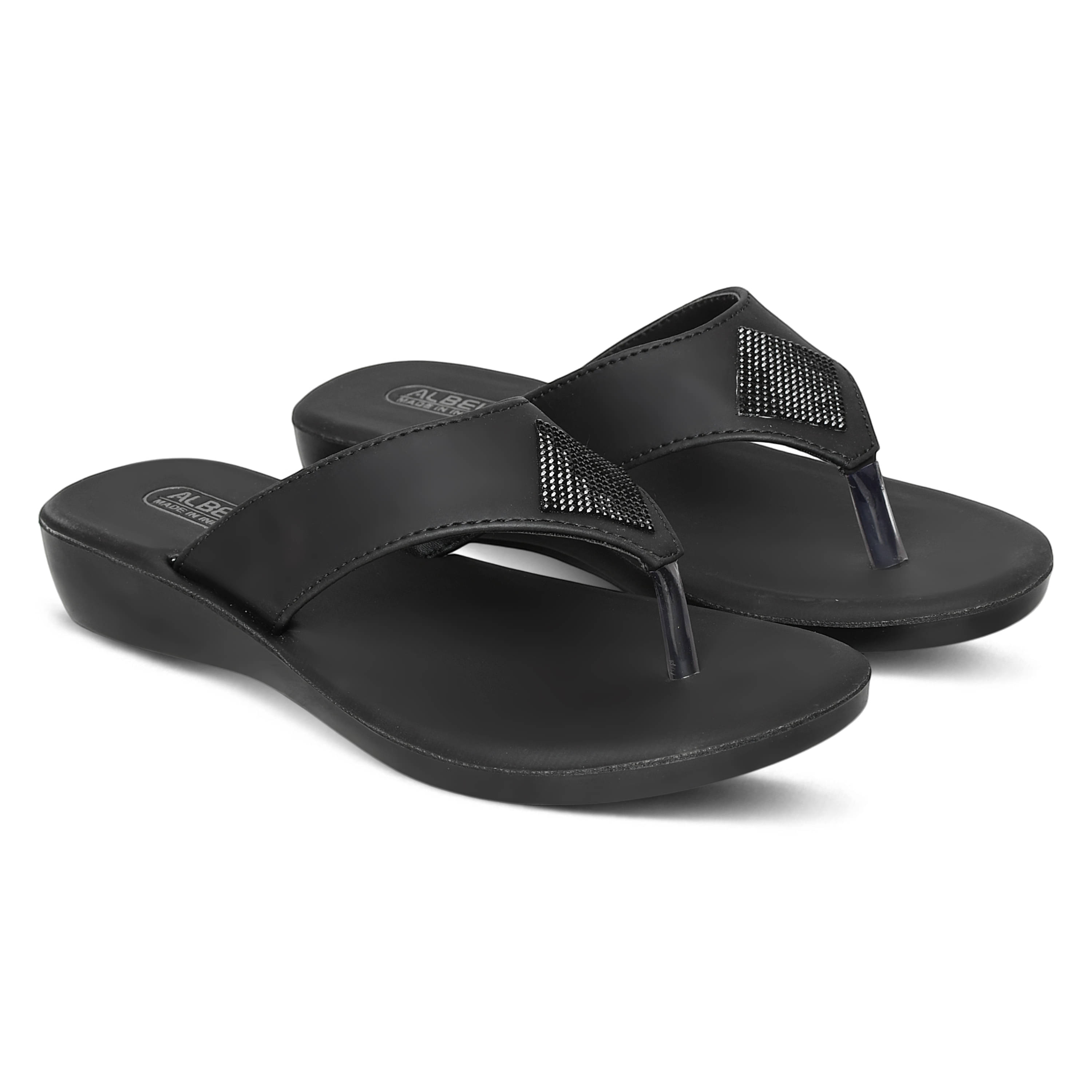     			SCHOOZI Black Women's Flats