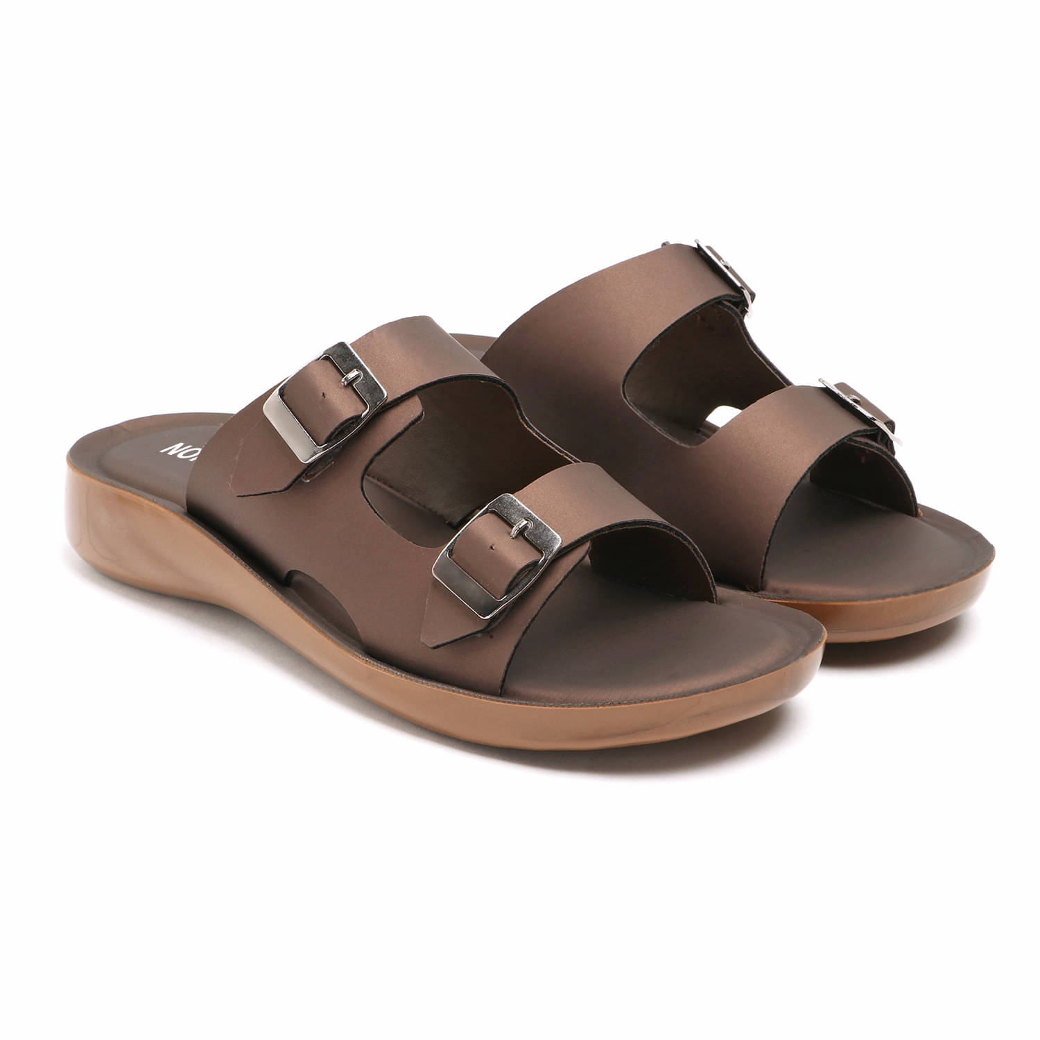     			SCHOOZI Brown Women's Flats