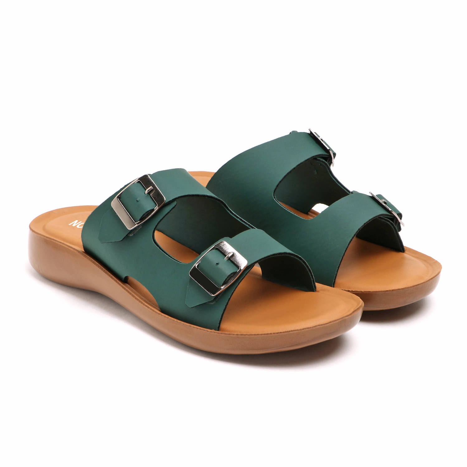     			SCHOOZI Green Women's Flats