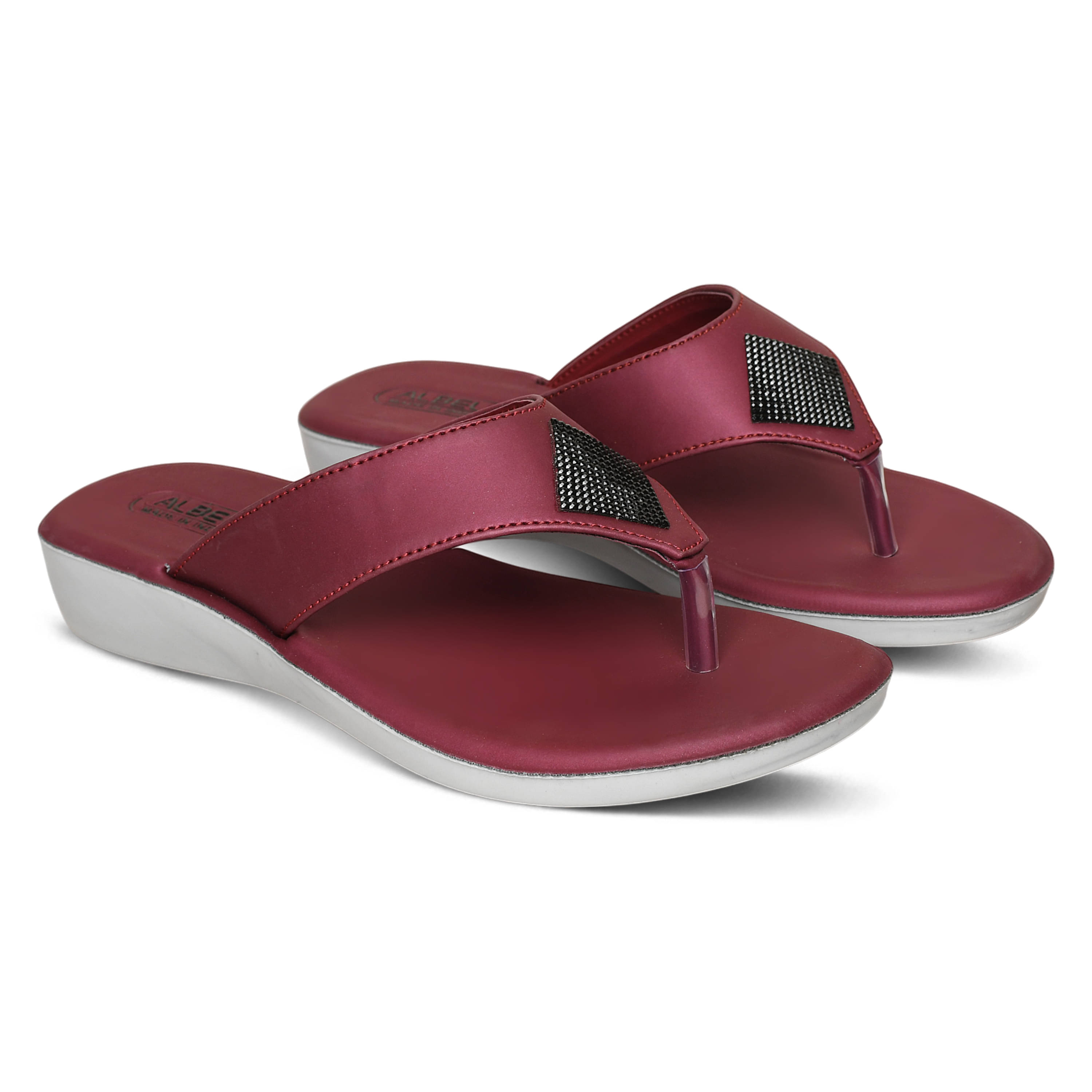     			SCHOOZI Maroon Women's Flats
