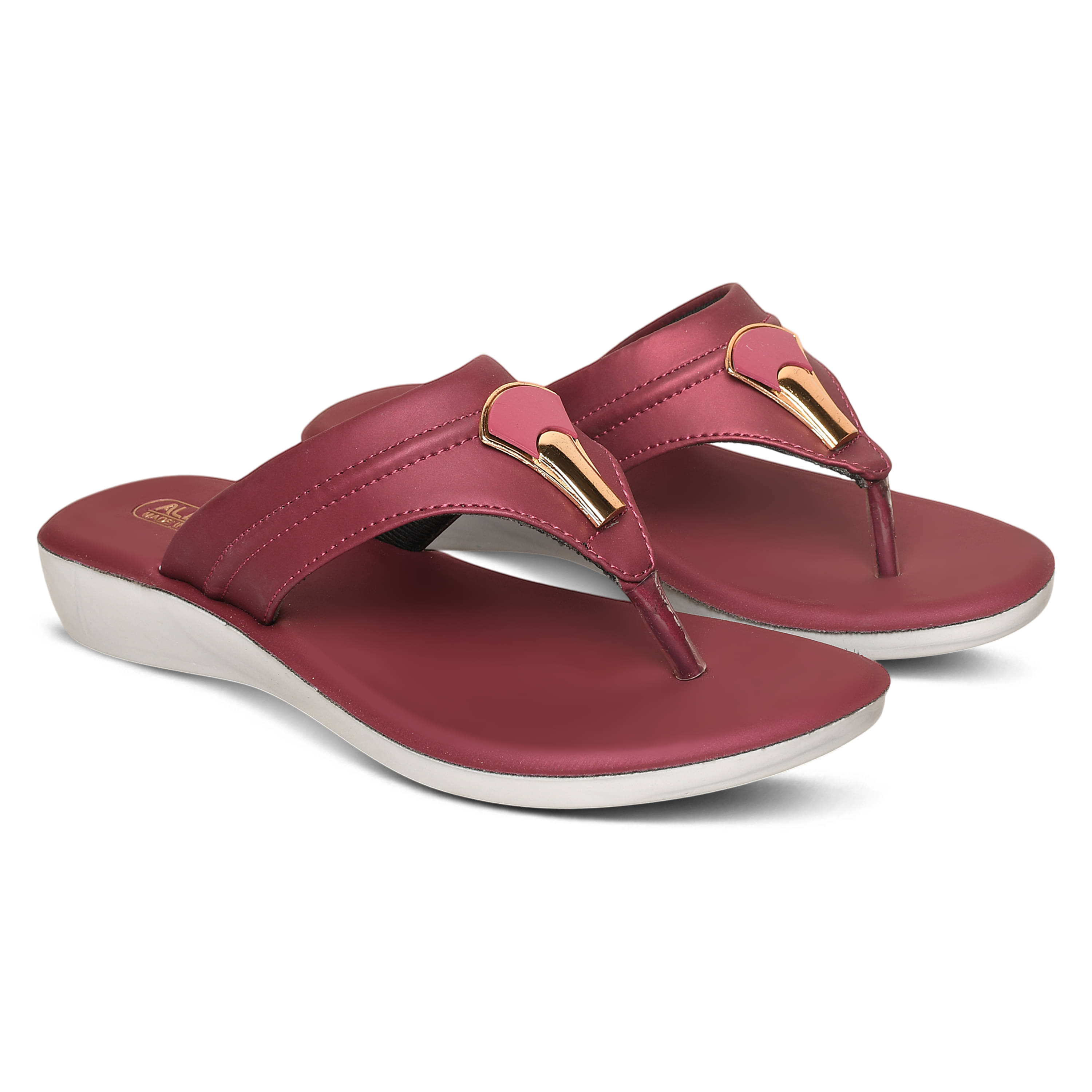     			SCHOOZI Maroon Women's Flats