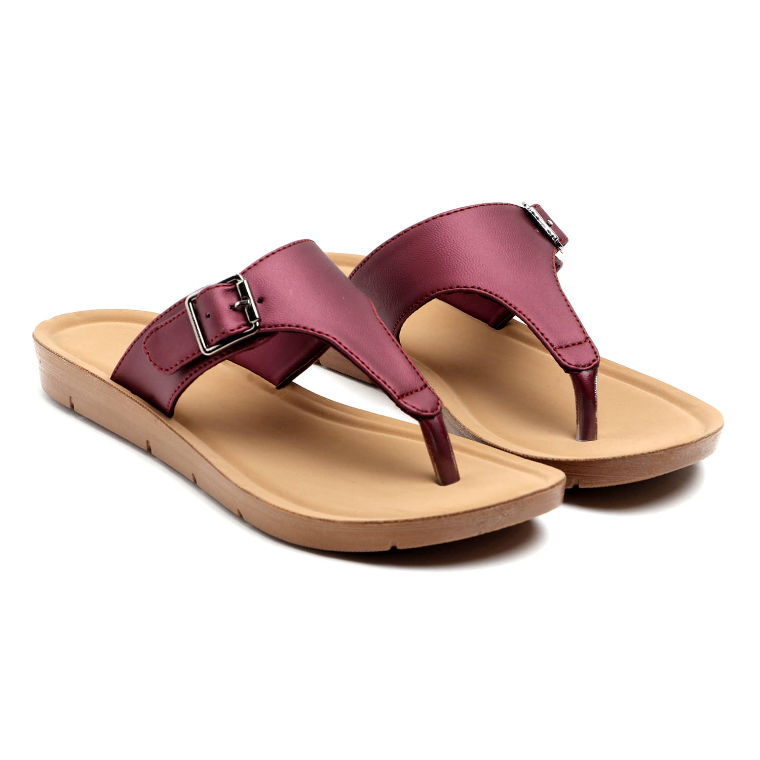     			SCHOOZI Maroon Women's Flats