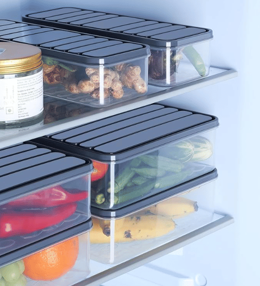     			SWASTICK Storage Containers Plastic Transparent Multi-Purpose Container ( Set of 6 )