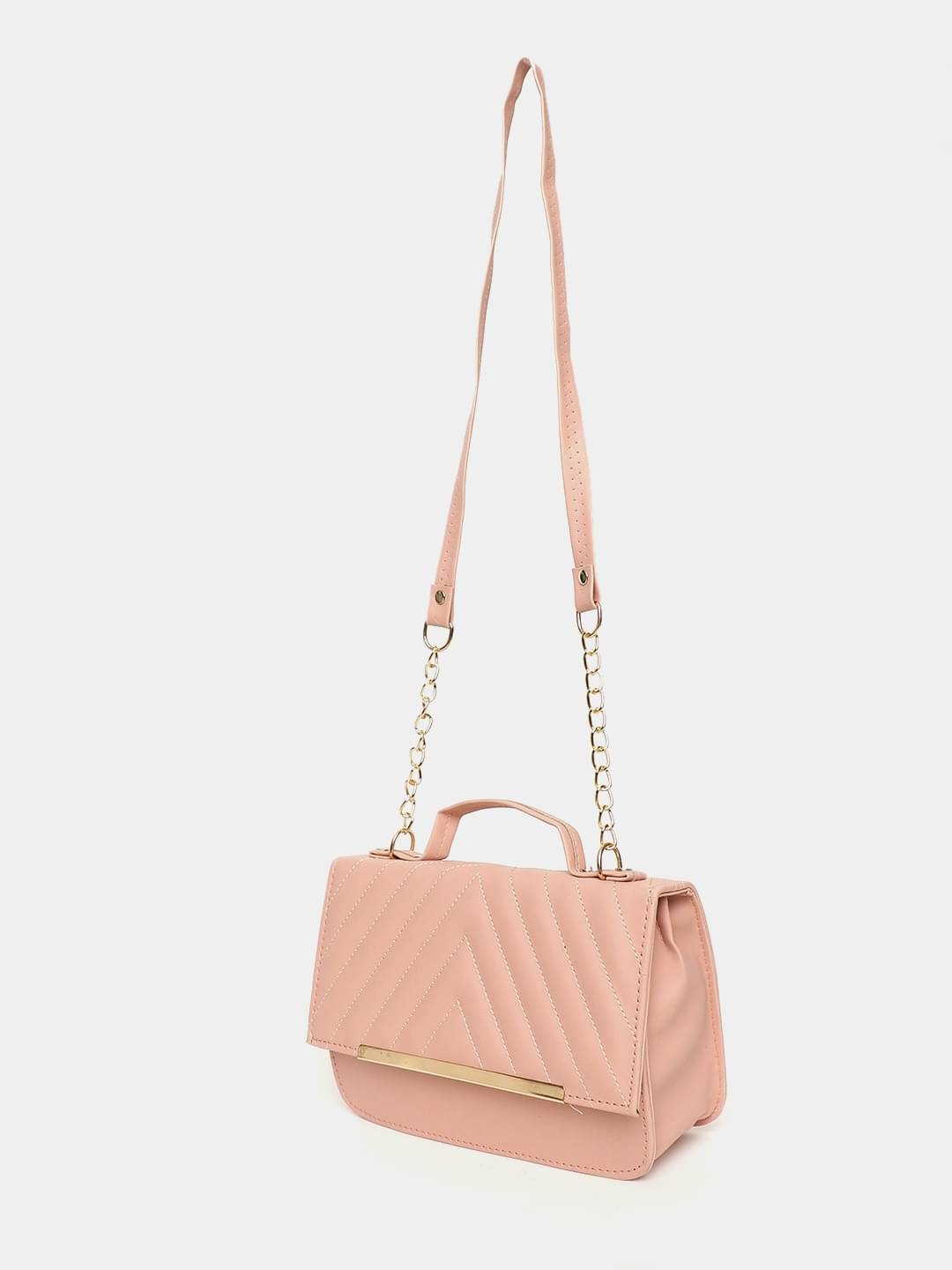     			Springberry Sling Bag PU Set of 1 ( Pink )
