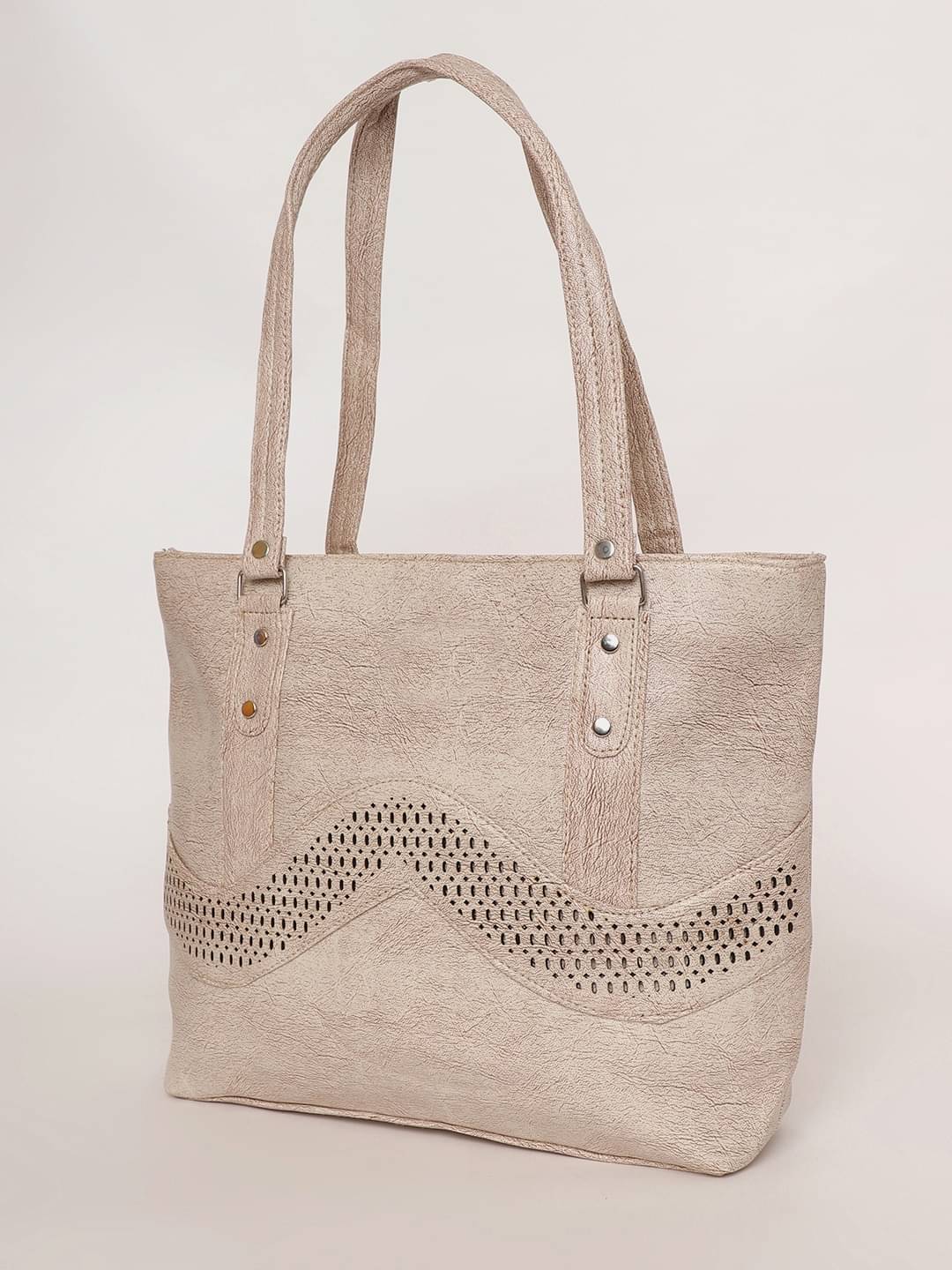     			Springberry Tote Bag PU Set of 1 ( Beige )