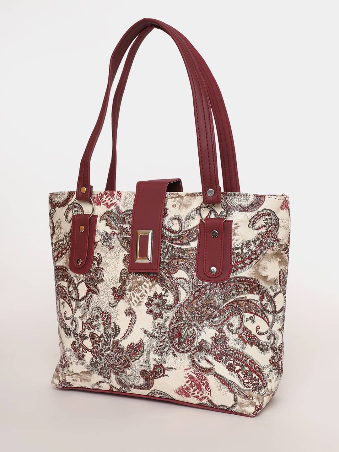     			Springberry Tote Bag PU Set of 1 ( Multicolor )