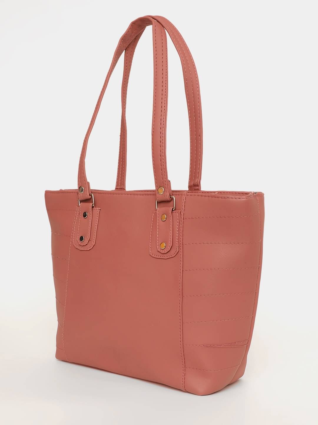     			Springberry Tote Bag PU Set of 1 ( Fluorescent Pink )