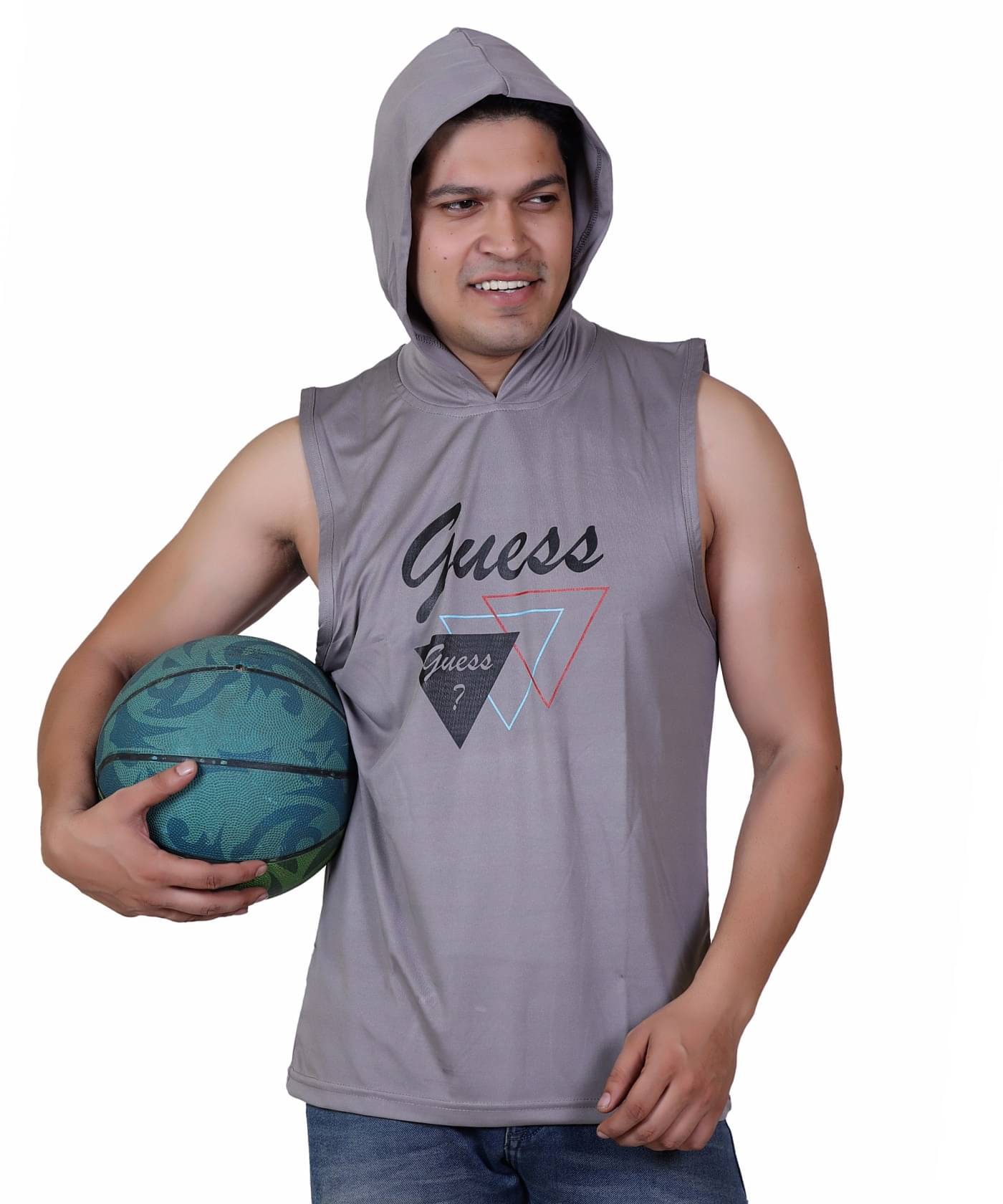     			The Emperor Pack of 1 Lycra Gym Vest For Men ( Grey )