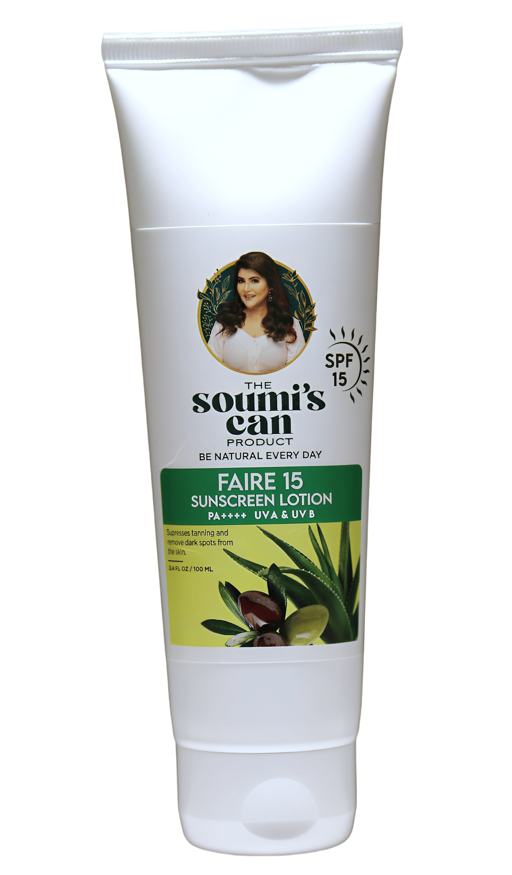     			The Soumi's Can Product Faire 15 Sunscreen Lotion Spf 15 Pa++++ Sun Protection , 100ml (Pack of 1)
