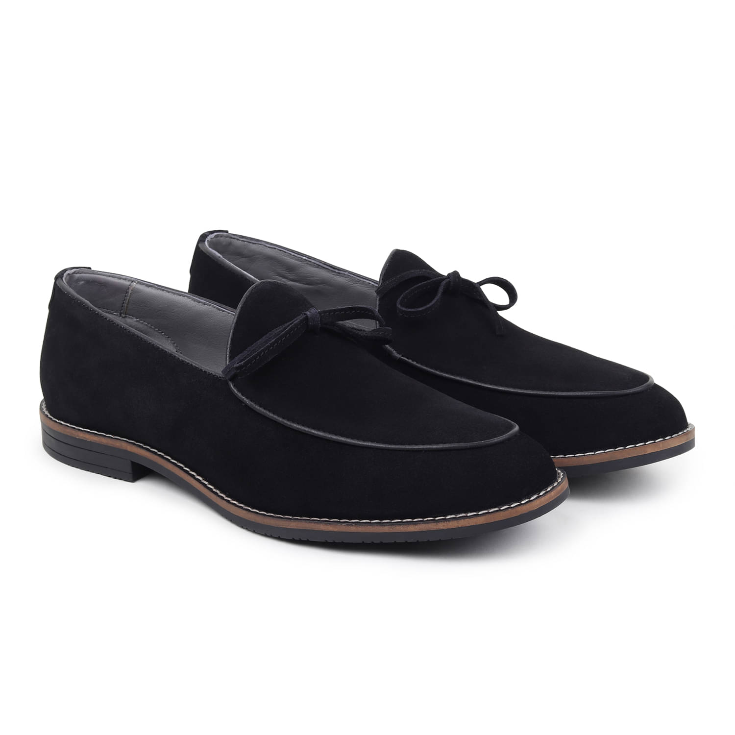     			Yoho Black Men's Slip-on Shoes