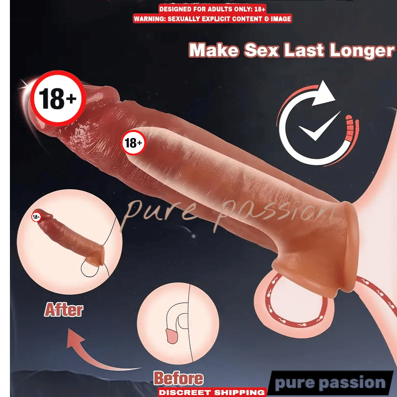 7 Inch Instant Size Increase Dragon Co.ndom | Indian Skin Color | Best Silicon Material | Double Hole Comfort | Pe.nis Sle.eve For Men - Bluemoon     			7 Inch Instant Size Increase Dragon Co.ndom | Indian Skin Color | Best Silicon Material | Double Hole Comfort | Pe.nis Sle.eve For Men - Bluemoon