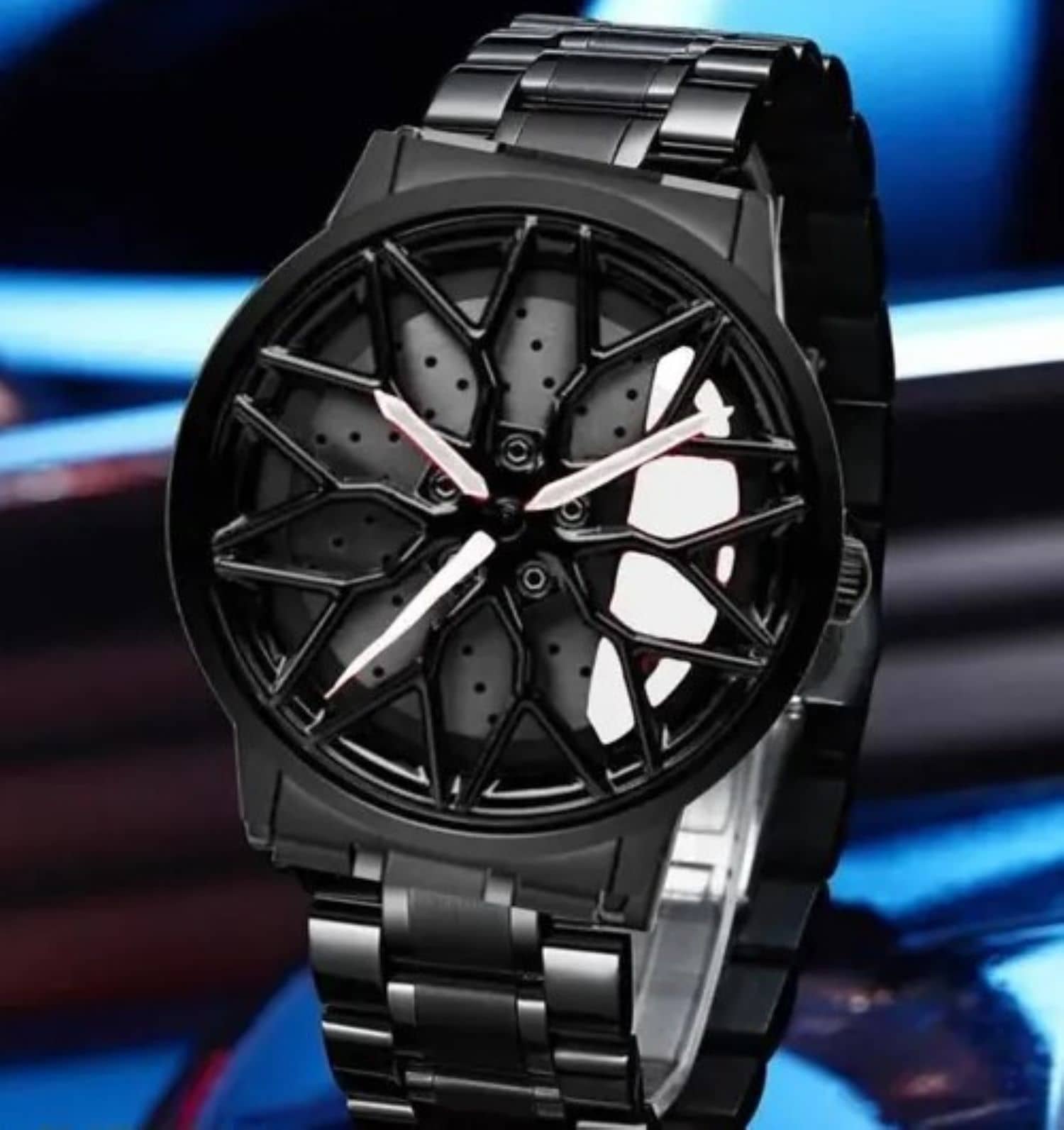 Abrexo Black Stainless Steel Analog Men's Watch
