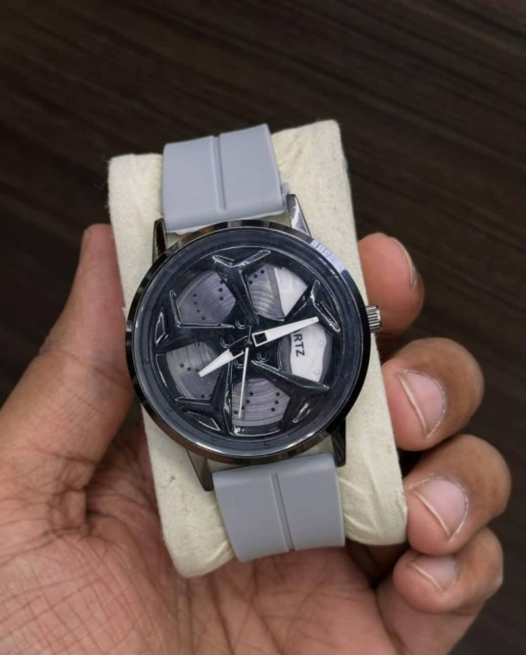     			Abrexo Dark Grey Silicon Analog Men's Watch