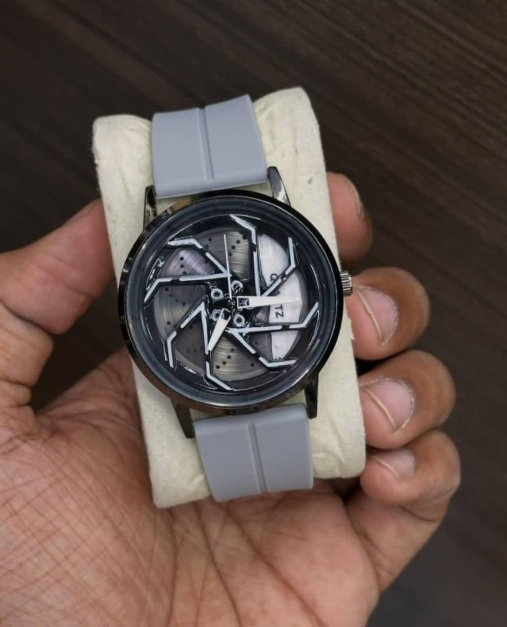    			Abrexo Dark Grey Silicon Analog Men's Watch