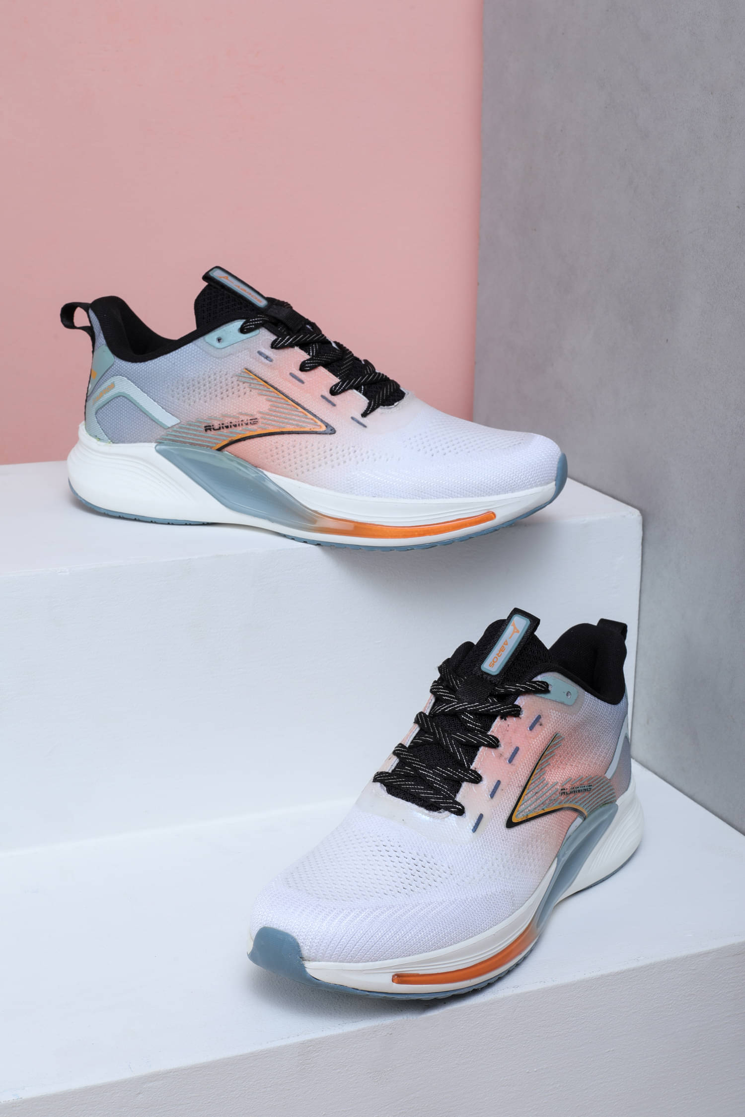     			Abros HEX Off White Men's Sports Running Shoes