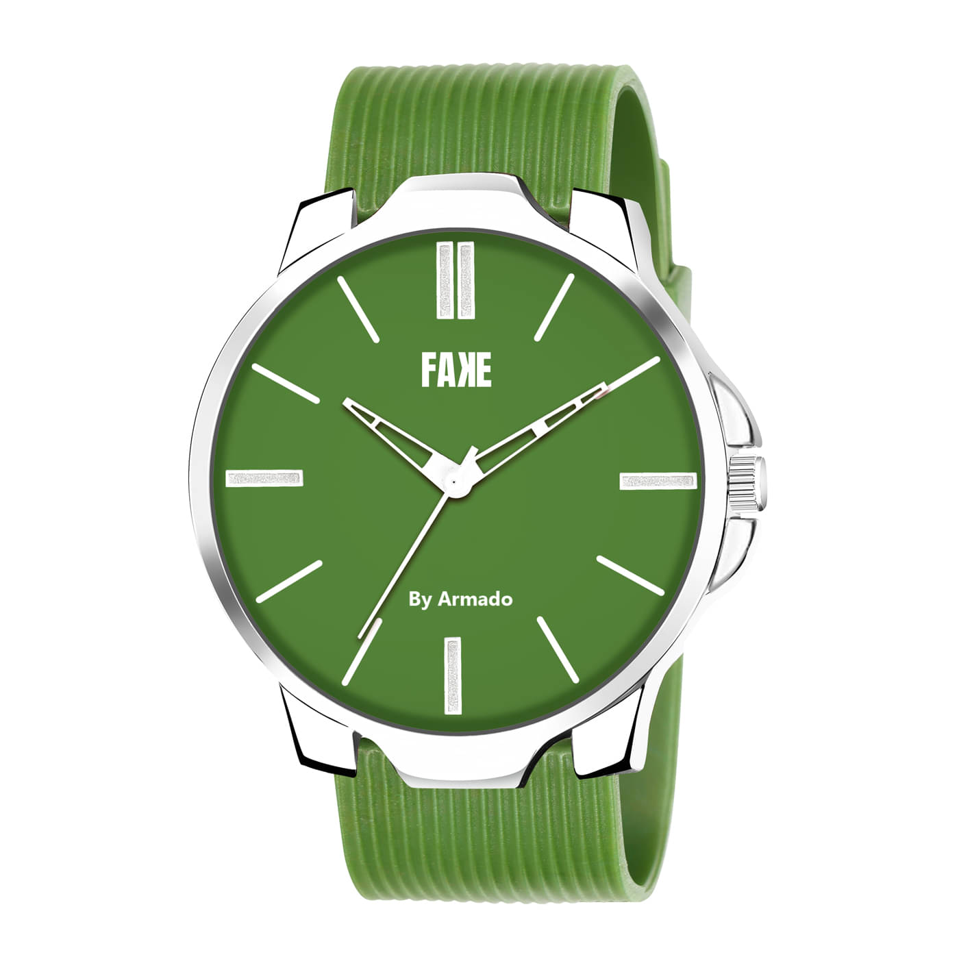     			Armado Green Silicon Analog Men's Watch